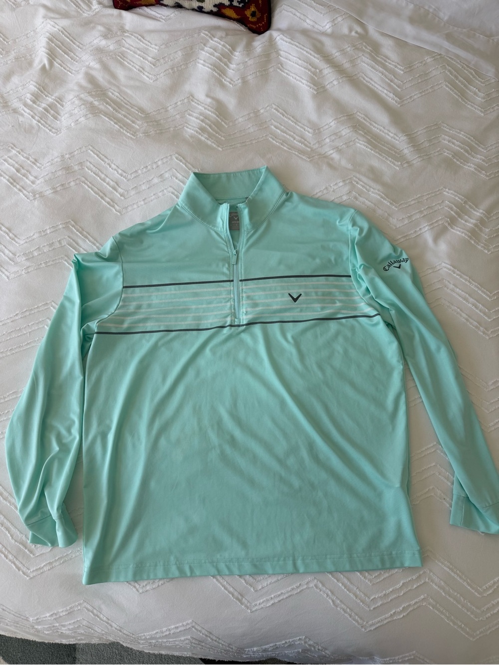 Callaway Men's Printed Sun Protection 1/4 Zip Pullover